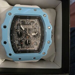 Activao Blue and Silver Men's Watch